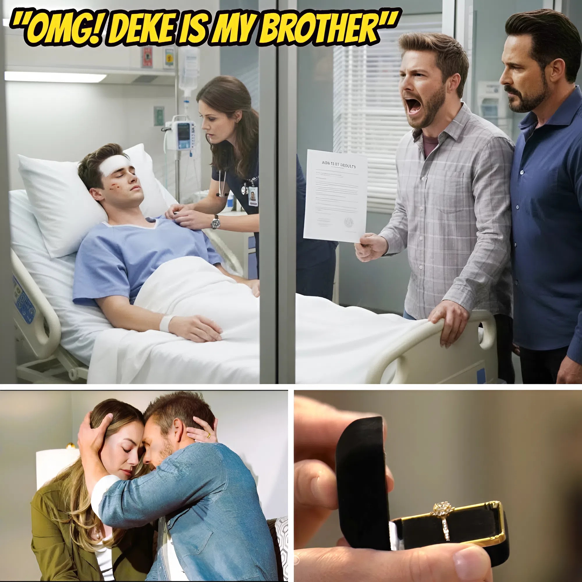 OMG! Deke is my brother” Liam was shocked and shouted while holding the test paper B&B Spoilers