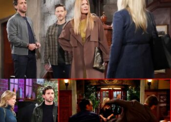 “Did you hear that…?” — Sharon freezes behind the door, her heart pounding as Clare’s voice cuts through the darkness.