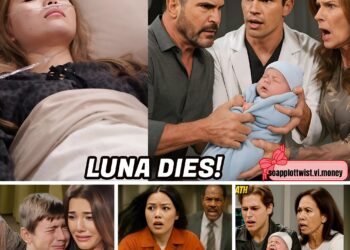 Luna dies in prison – Finn, Bill and Sheila fight for custody of the baby The Bold and the Beautiful