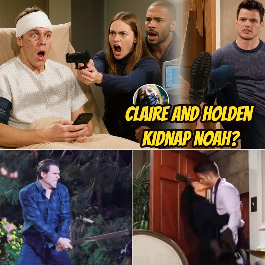 “STOP IT, CLAIRE!” Kyle shouted, bursting through the warehouse doors — just as Holden raised the gun toward Noah’s helpless body.
