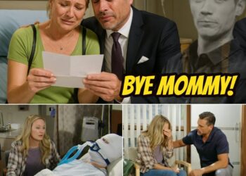  “He’s gone…” Sharon whispered, clutching the crumpled letter to her chest as tears streamed down her face