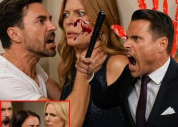 “Did you hear that…?” — Sharon freezes behind the door, her heart pounding as Clare’s voice cuts through the darkness.