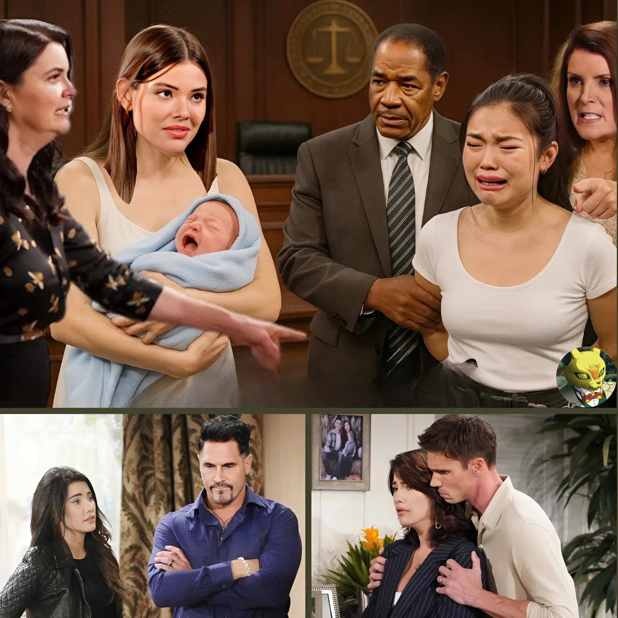 Shock Dna Rocks L.a.: The Baby War Explodes—forrester Vs. Spencer!