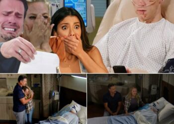 “Who… are you?” Noah asked weakly, his eyes darting between Nick and Sharon