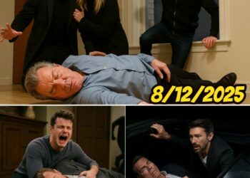 “Did you hear that…?” — Sharon freezes behind the door, her heart pounding as Clare’s voice cuts through the darkness.