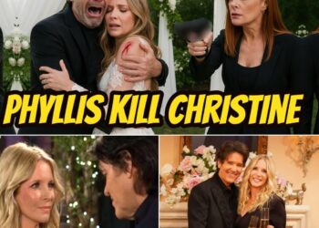 Just when love was about to win, chaos stormed the altar.  As Danny Romalotti and Christine Blair stood ready to seal their forever, Phyllis Summers made her entrance 