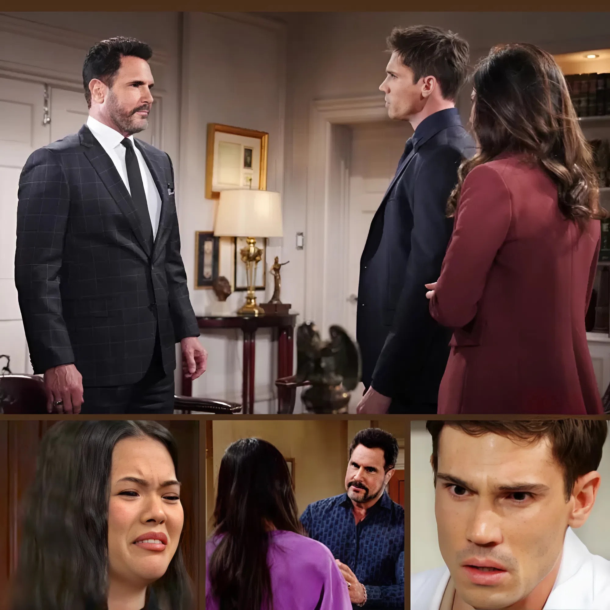 Finn’s fury ignites as he confronts Bill for sheltering Luna. “You moved her back into your house after everything she’s done?