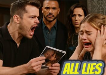 HOTTEST NEWS TODAY!!! All the pictures of Kyle exposing Holden’s lies with another woman in front of Claire Y&R Spoilers