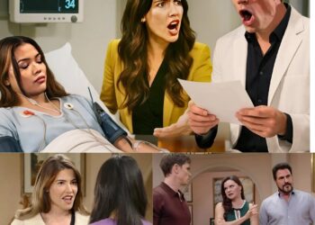 Luna’s return leaves the Spencers reeling as she declares, “I’m carrying the Spencer heir.