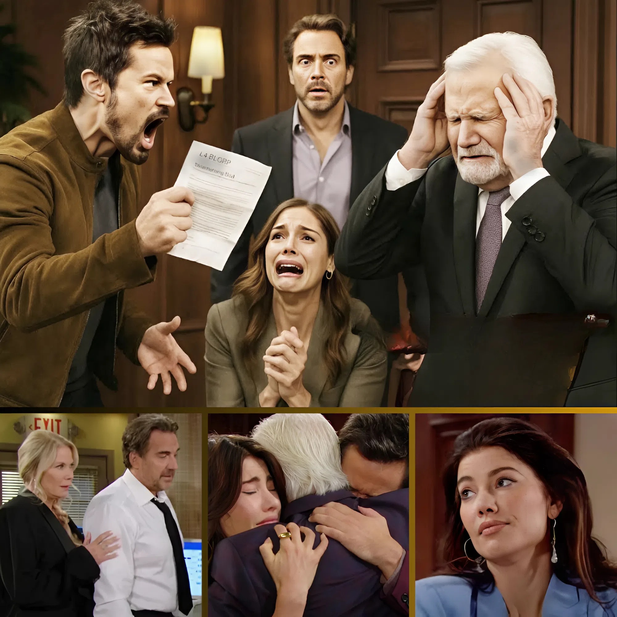 Historical shock! steffy is eric’s daughter, not ridge’s! a 30-year-old secret tears the forester family apart