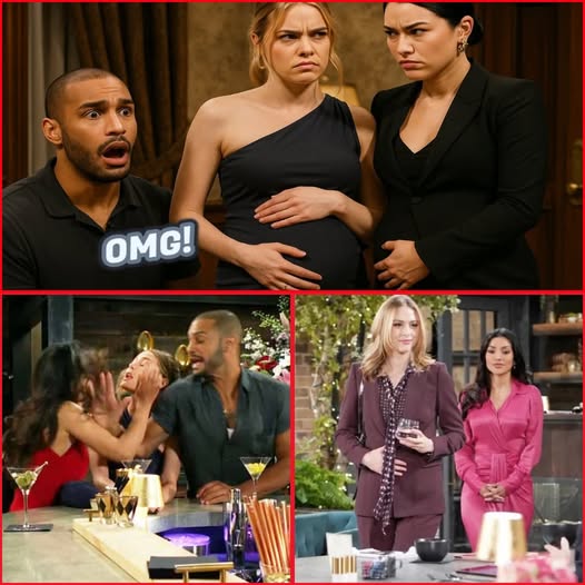 Shocker!  Holden is REELING from a jaw-dropping bombshell: BOTH Claire and Audra are PREGNANT!