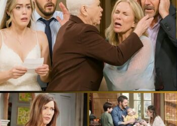 Shocking Escape: Luna Flees After Giving Birth, Takes Bill Spencer’s Son Hostage!