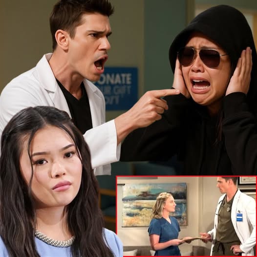 SCANDALOUS BETRAYAL DETONATES! “DAD, YOU CHEATED ON STEFFY!” Luna Nozawa SCREAMS in HORROR After Catching Dr. John Finn Finnegan in a STEAMY Embrace with Nurse April in His Office on The Bold and the Beautiful