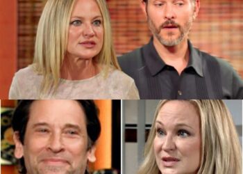 “Did you hear that…?” — Sharon freezes behind the door, her heart pounding as Clare’s voice cuts through the darkness.