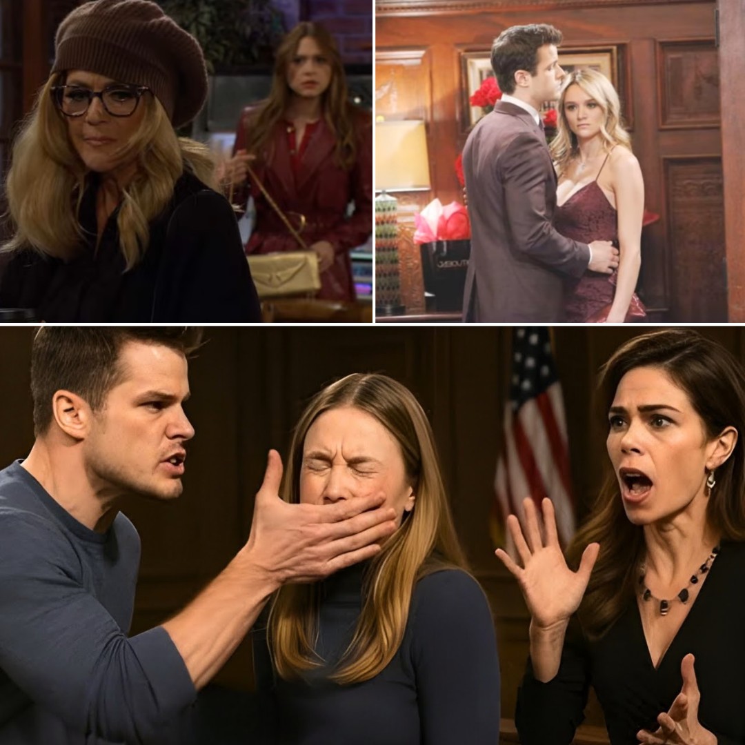 “Did you hear that…?” — Sharon freezes behind the door, her heart pounding as Clare’s voice cuts through the darkness.