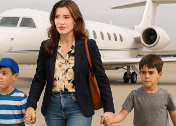 Steffy returns to LA with a new adopted son, named John