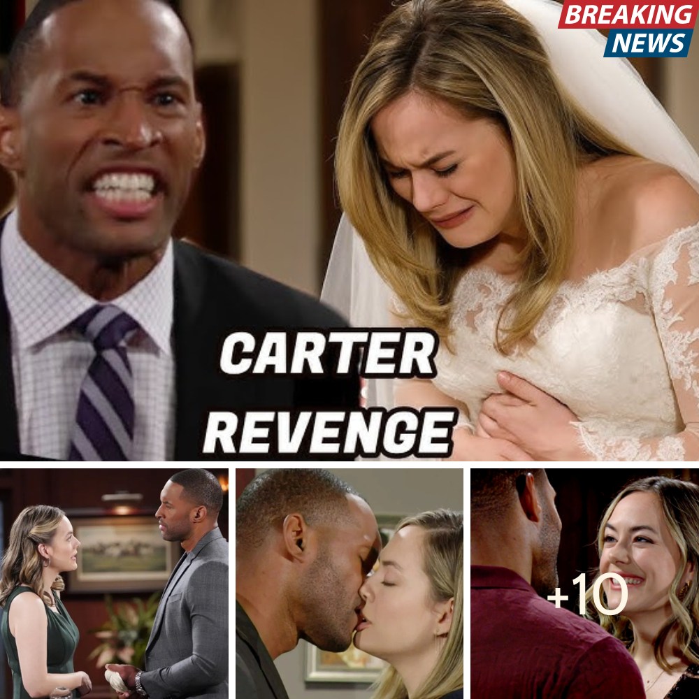 Carter takes crazy action to get revenge on Hope at the wedding The Bold and the Beautiful Spoilers