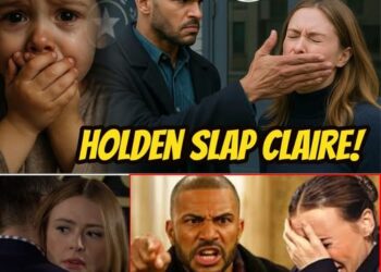 1″WHY ARE YOU THREATENING MY DAUGHTER?” – Holden Gets Angry and Slaps Claire CBS Y&R Spoilers