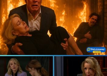 1ack saves Nikki from death – Matt is unconscious and lying in the fire The Young And The Restless