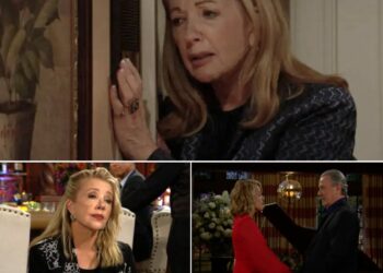 1″WHY ARE YOU THREATENING MY DAUGHTER?” – Holden Gets Angry and Slaps Claire CBS Y&R Spoilers