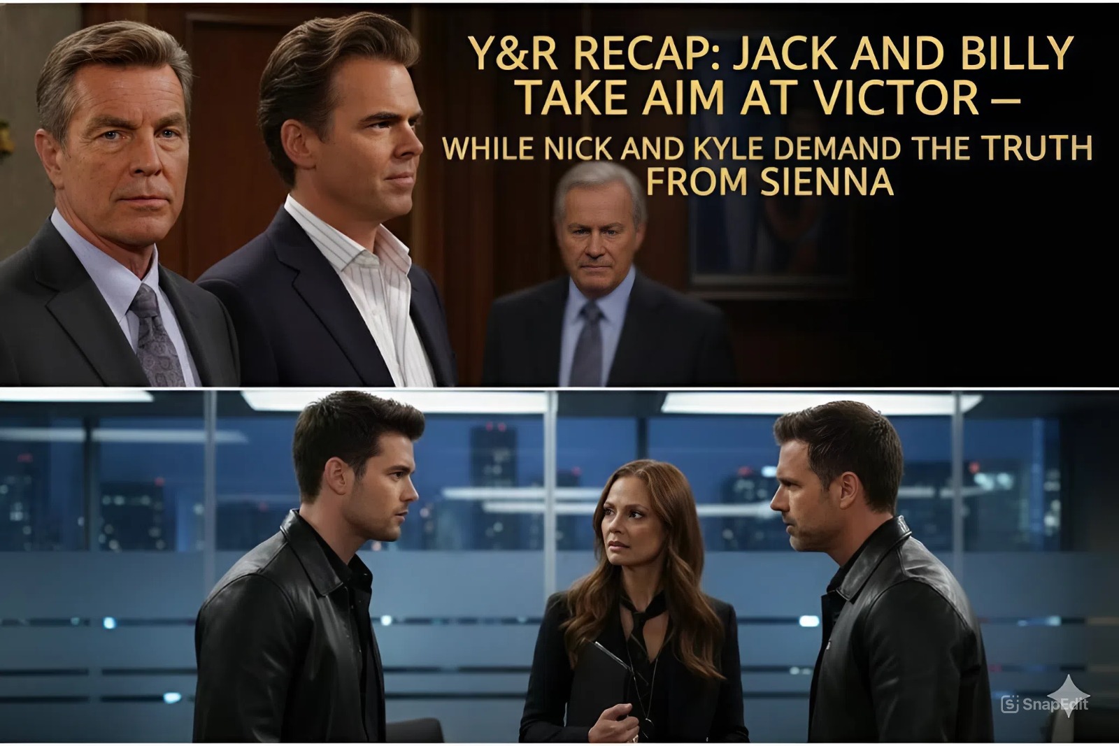 “YOU’RE FIRED, PHYLLIS!” Cane EXPLODES after uncovering Billy’s shocking betrayal!