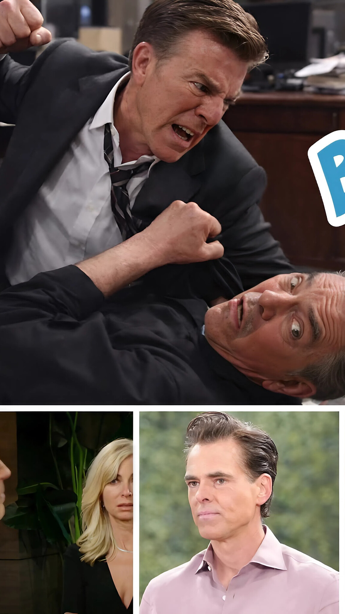 BLOODY LAUNCH PARTY: Phyllis Sumers COMPLETELY LOSES CONTROL as Victor Newman delivers a lethal blow that leaves Cane and Lily in a death spiral!